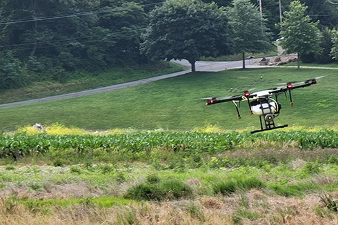 图片[1]-Plant protection drones operate 8,000 acres in 3 days-msoen